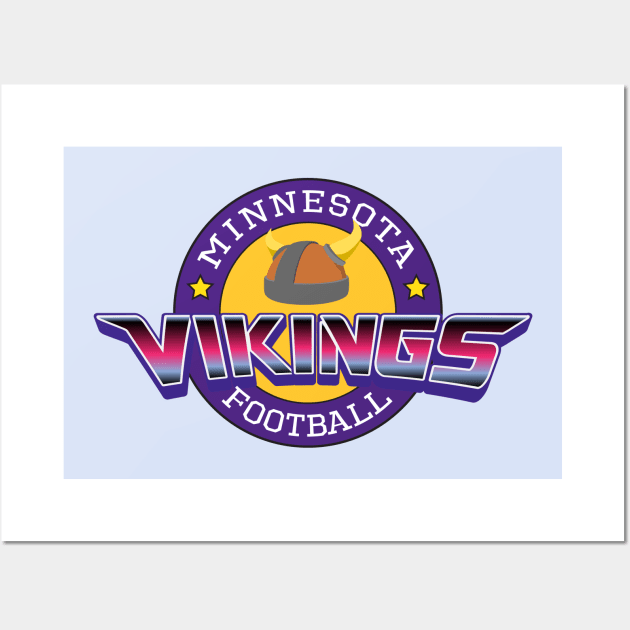 Minnesota Vikings Football Team Wall Art by antarte